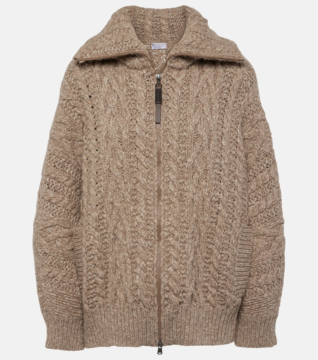 Aran wool and cashmere cardigan | Mytheresa (UK)