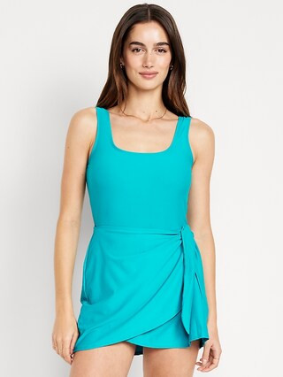 Side-Tie Swim Dress | Old Navy (US)