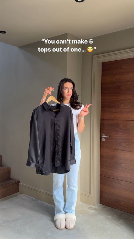 Black satin shirt, white mini skirt, Abercrombie & Fitch, Curve Love jeans, monochrome outfit, spring style, restyling, rewear, ways to wear, styling tips, styling ideas 

#LTKeurope #LTKstyletip #LTKfindsunder100