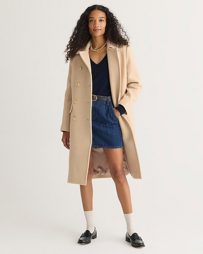 Warwick topcoat in Italian stadium-cloth wool blend | J. Crew US