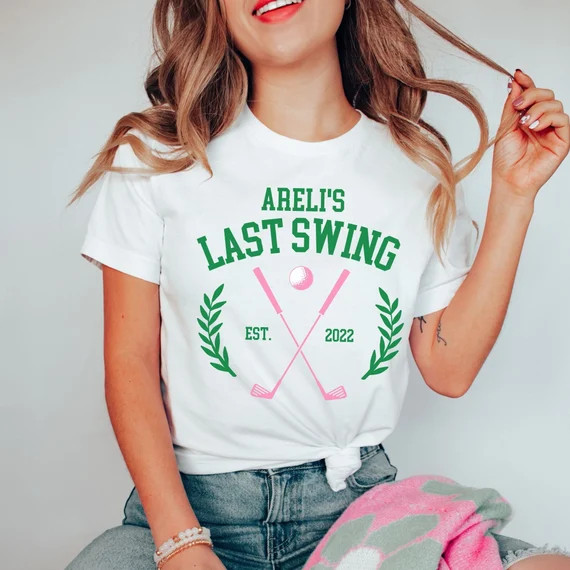 Last Swing Bachelorette Shirt for Golfer  Golf Themed - Etsy | Etsy (US)