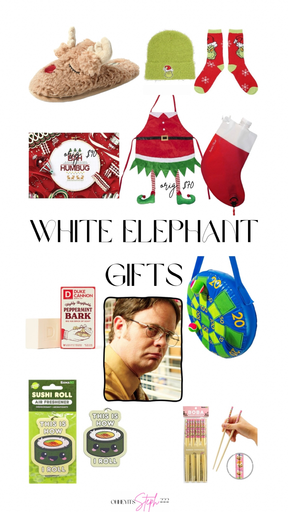 White elephant gift ideas


Funny gifts, gifts under $25, the office gift, affordable gifts, target gifts, 

#LTKfindsunder50 #LTKGiftGuide #LTKparties