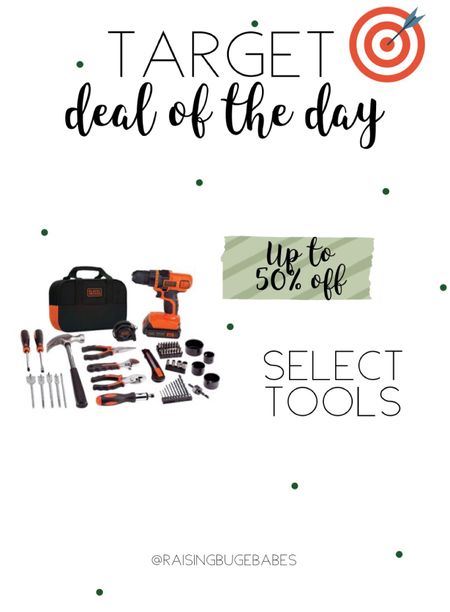 Select tools for him up to 50% off at Target *today only* 🎯 



#LTKmens #LTKCyberweek #LTKsalealert
