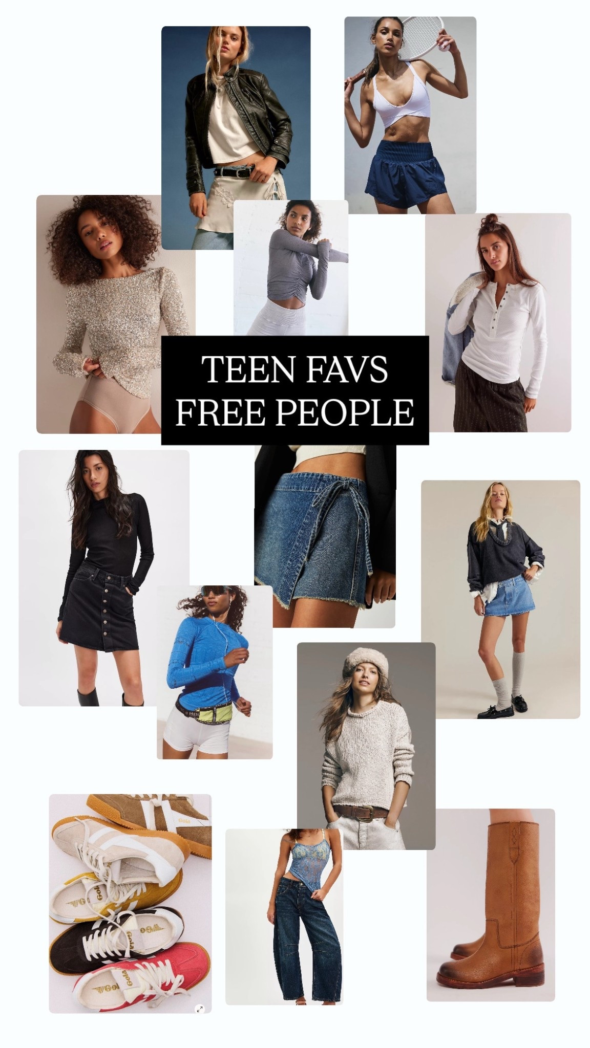 FREE PEOPLE TEEN FAVS🖤
Emma & I went into store and tried on lots of different items— these were our favorites and on her 
list🎄
SALE going on now!
#freepeople @freepeople

#LTKHoliday #LTKGiftGuide #LTKSaleAlert