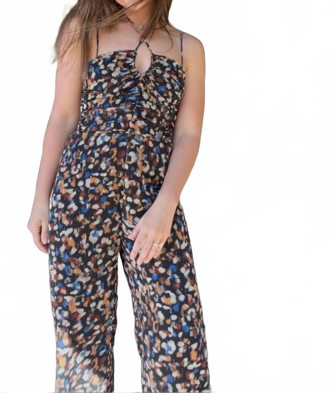 Havana Keyhole Jumpsuit In Black | Shop Simon