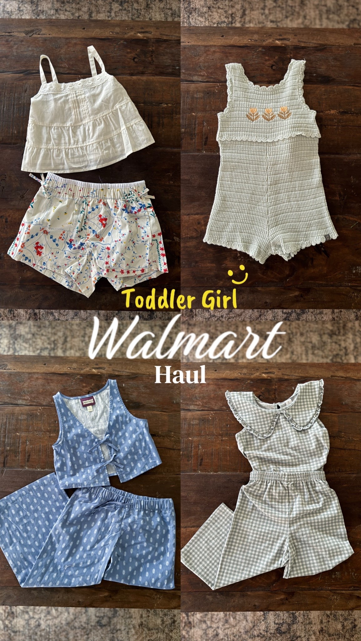 Run don’t walk to Walmart! Check out these cute spring clothing pieces from my recent Toddler Walmart Haul. 

#walmart #walmarthaul #toddlerclothing #toddlerhaul #toddlerclothes 

#LTKKids