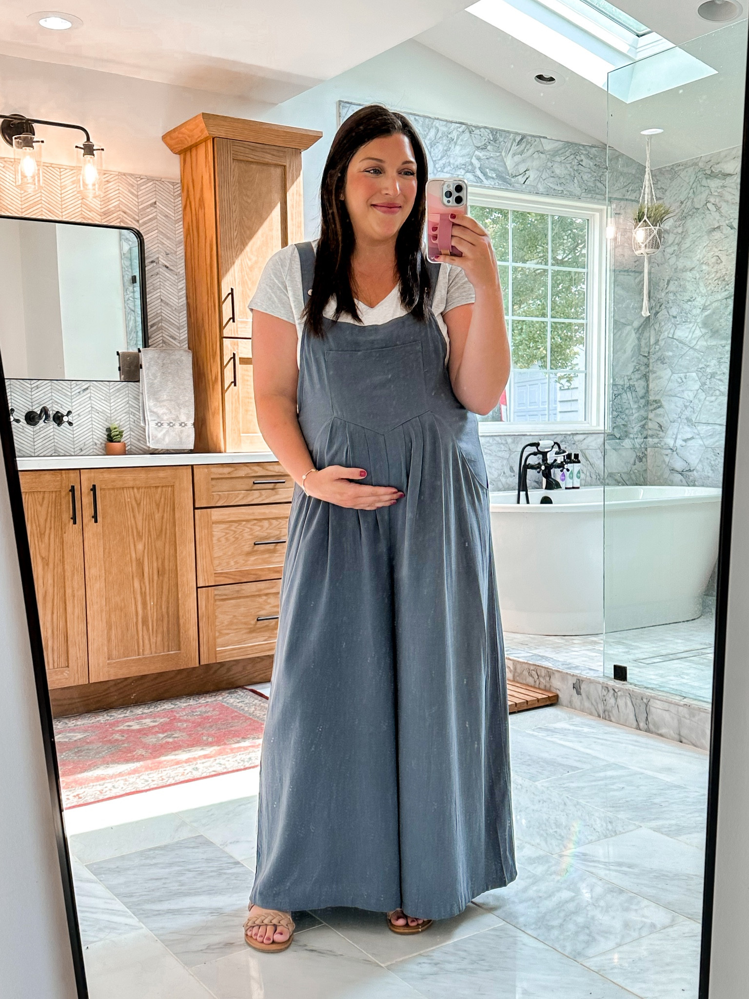 Bump friendly jumpsuit / overalls
Non-maternity

#LTKbump #LTKunder100