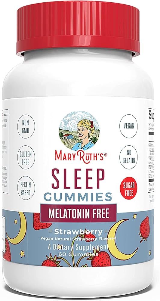 MaryRuth Organics Sleep Gummies | Sugar Free | NO Melatonin | L Theanine, Lemon Balm, Chamomile, ... | Amazon (US)