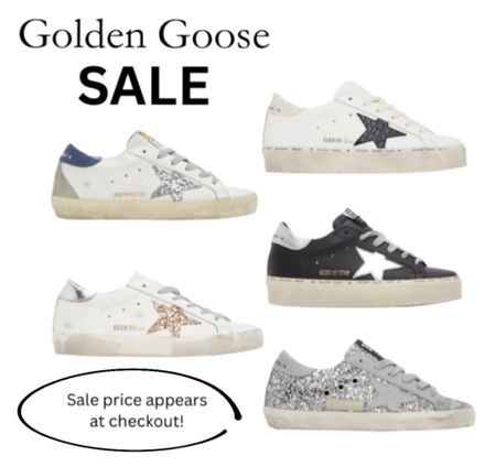 Golden Goose sale
Golden Goose sneakers 
Go to Checkout to see the discounted price!!!  


#LTKshoecrush #LTKsalealert #LTKstyletip
