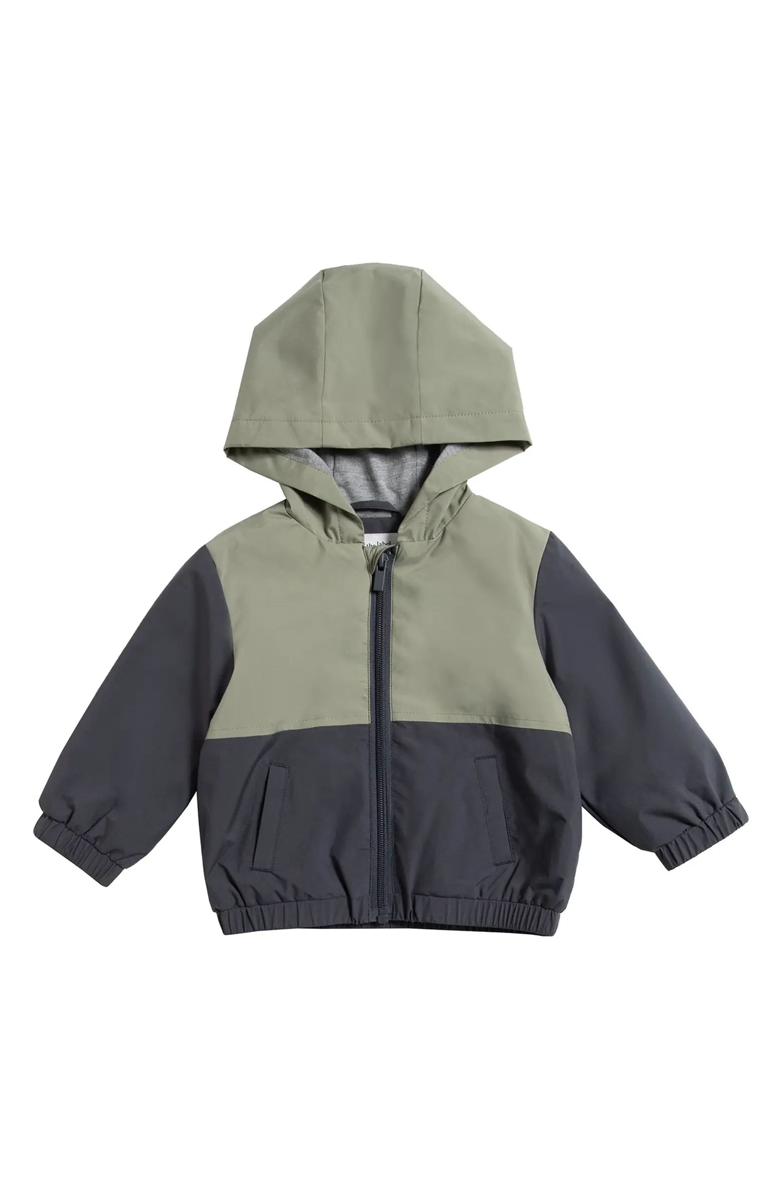 MILES BABY Kids' Waterproof Hooded Rain Jacket | Nordstrom | Nordstrom