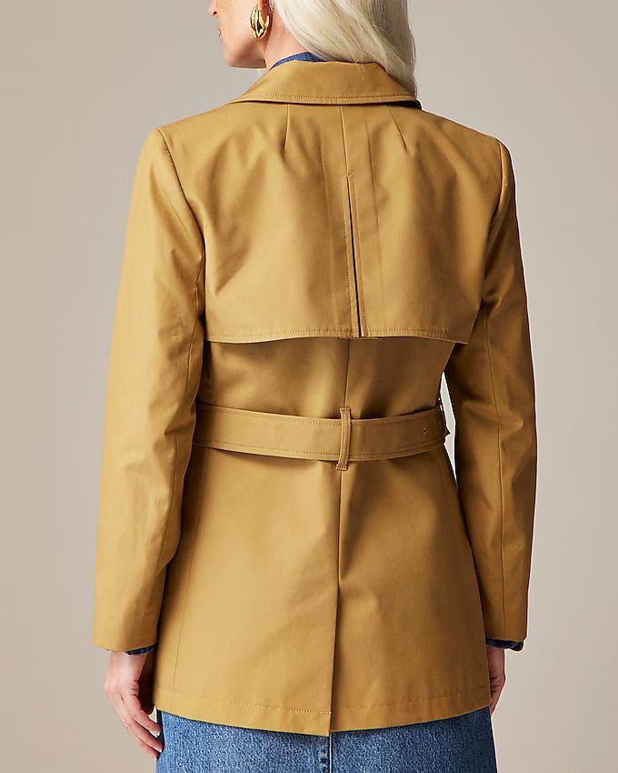 Cropped Icon trench coat | J. Crew US