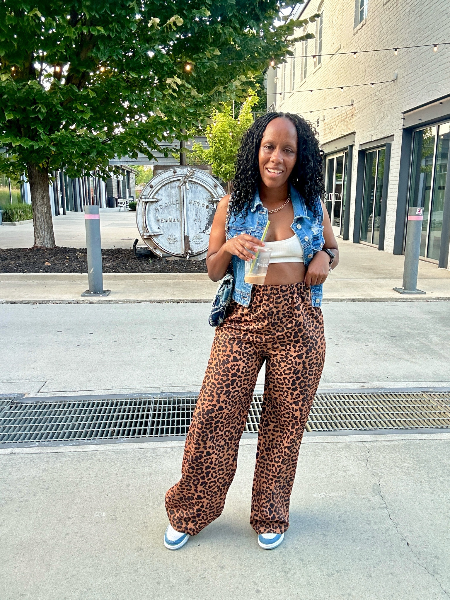 Leopard print pants fall outfit!

I styled these leopard print pants with a denim distressed vest, white crop top, denim distressed purse, and Nike Jordan 1 Denim sneakers.

#LTKSeasonal #LTKFindsUnder50 #LTKStyleTip