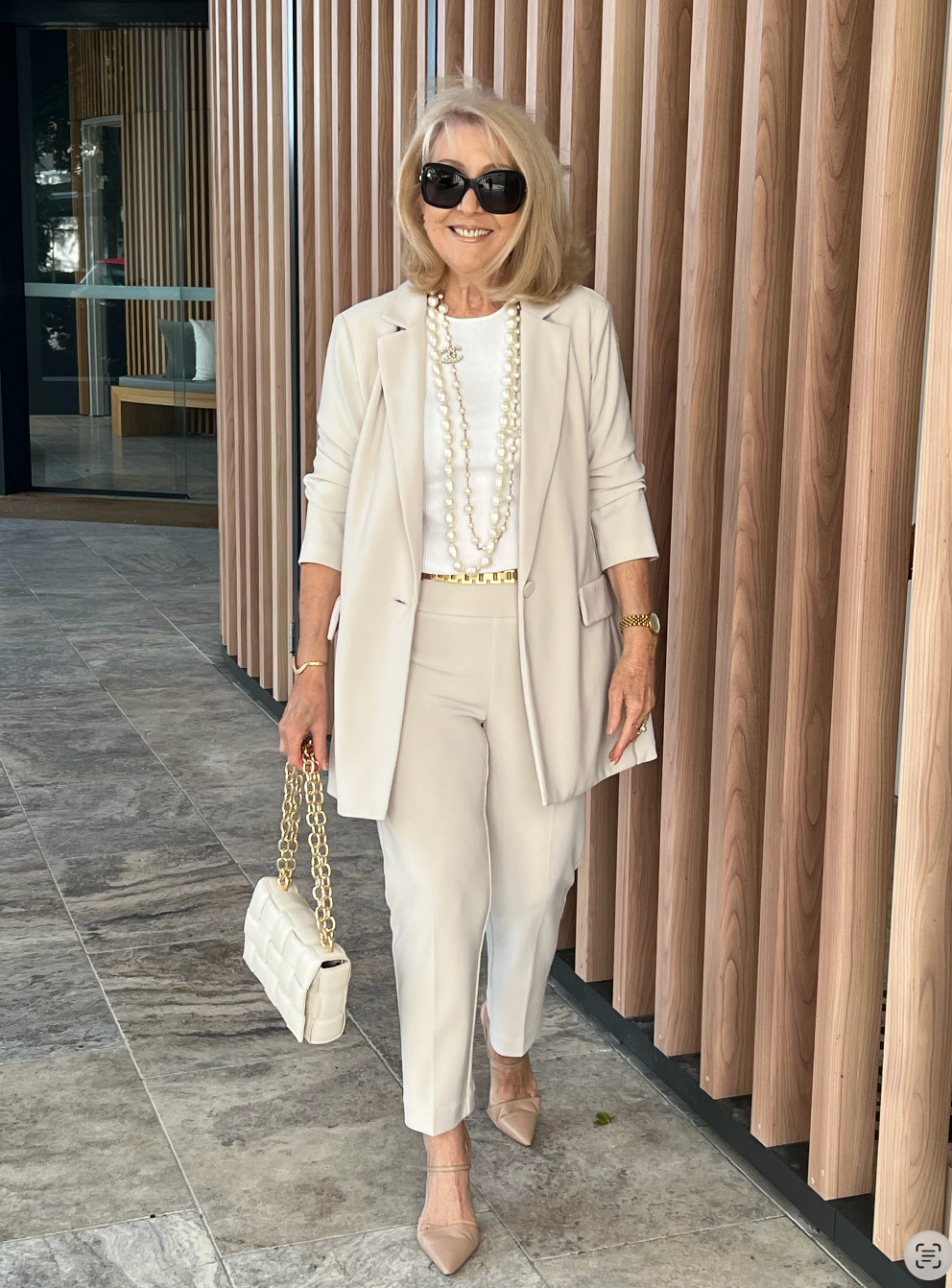 A neutral suit can take you from lunch to the office to brunch. I love a linen suit, and although this one is out of stock I have linked a similar alternate. 

#LTKaustralia #LTKworkwear #LTKover50style