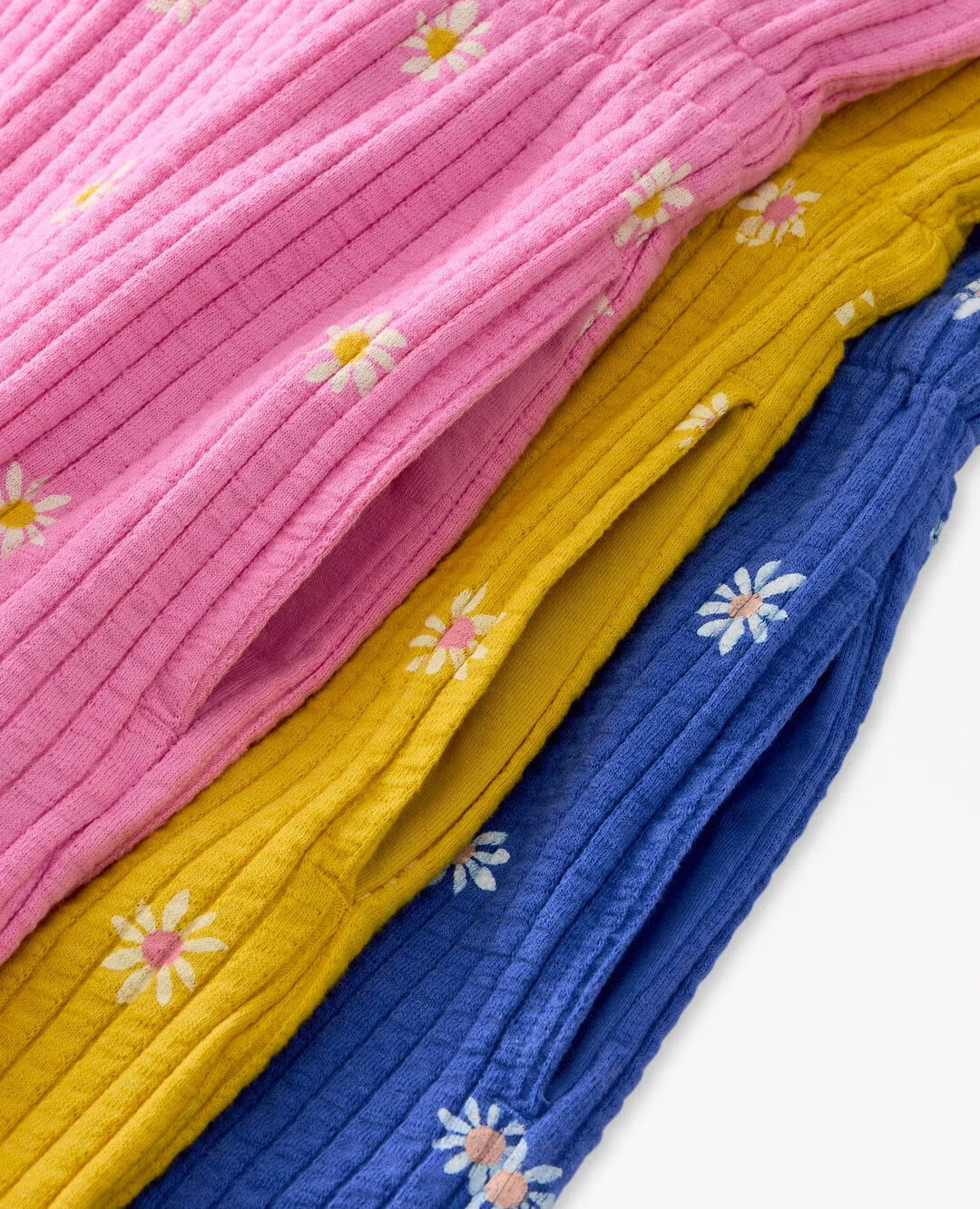 Ribbed Puckered Dress with Pockets | Hanna Andersson