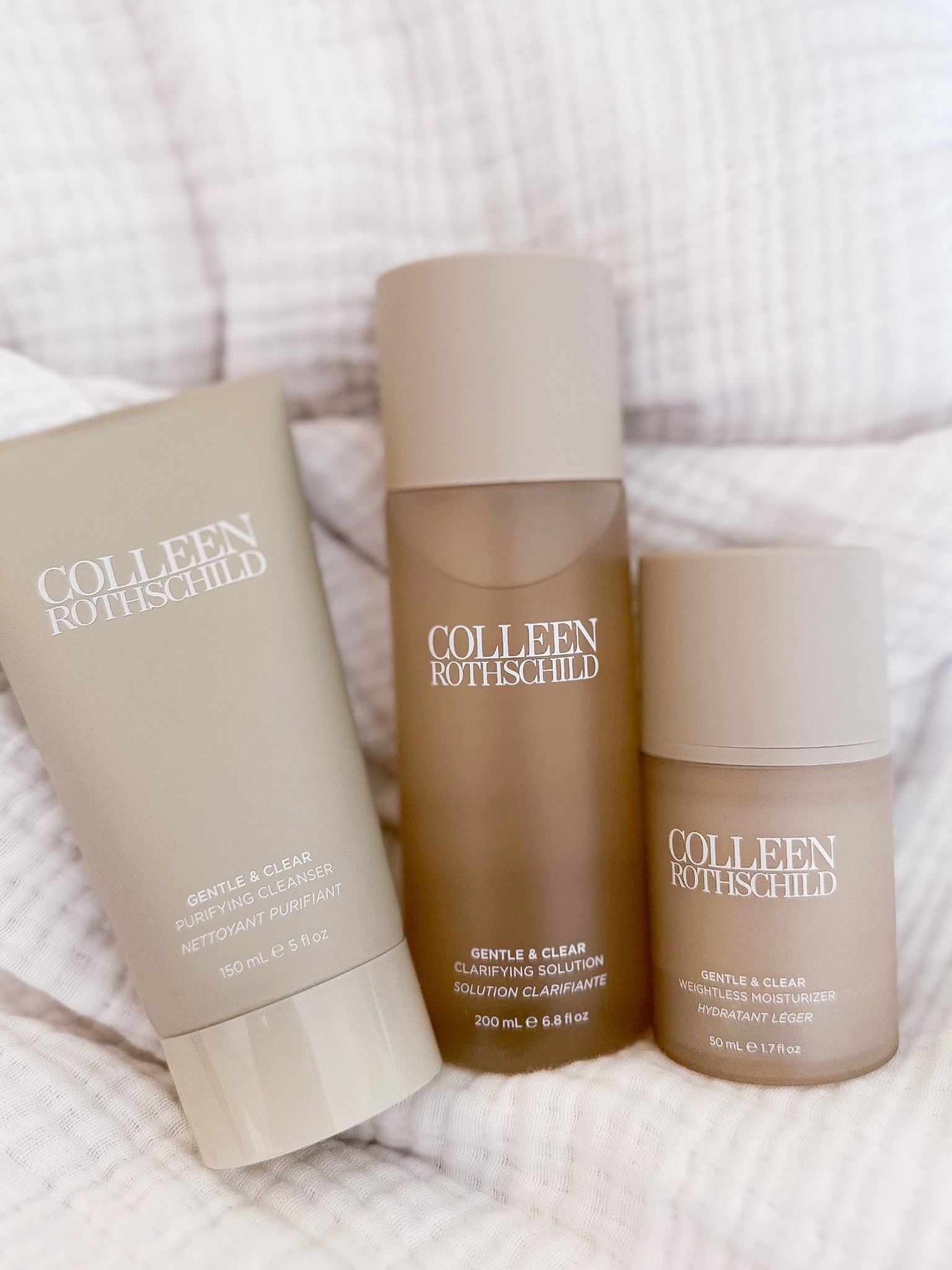 Get 20% off the @colleenrothschild website with discount code ASHLEYBROOKE20! Cant even tell you how obsessed I am with this line! Great skincare for acne - especially if you have sensitive or reactive skin like me! Effective skin care products for acne that doesn't irritate or dry out your skin! #CRPartner 

#LTKSaleAlert #LTKBeauty #LTKGiftGuide
