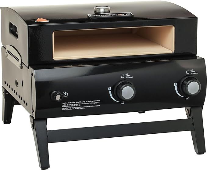 BakerStone 9152403 Portable Gas Pizza Oven, Black | Amazon (US)