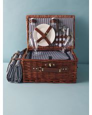 15pc 2 Person Picnic Basket With Blanket | HomeGoods