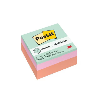 Post-it Notes Cube 2"x2" 400 Sheets | Target