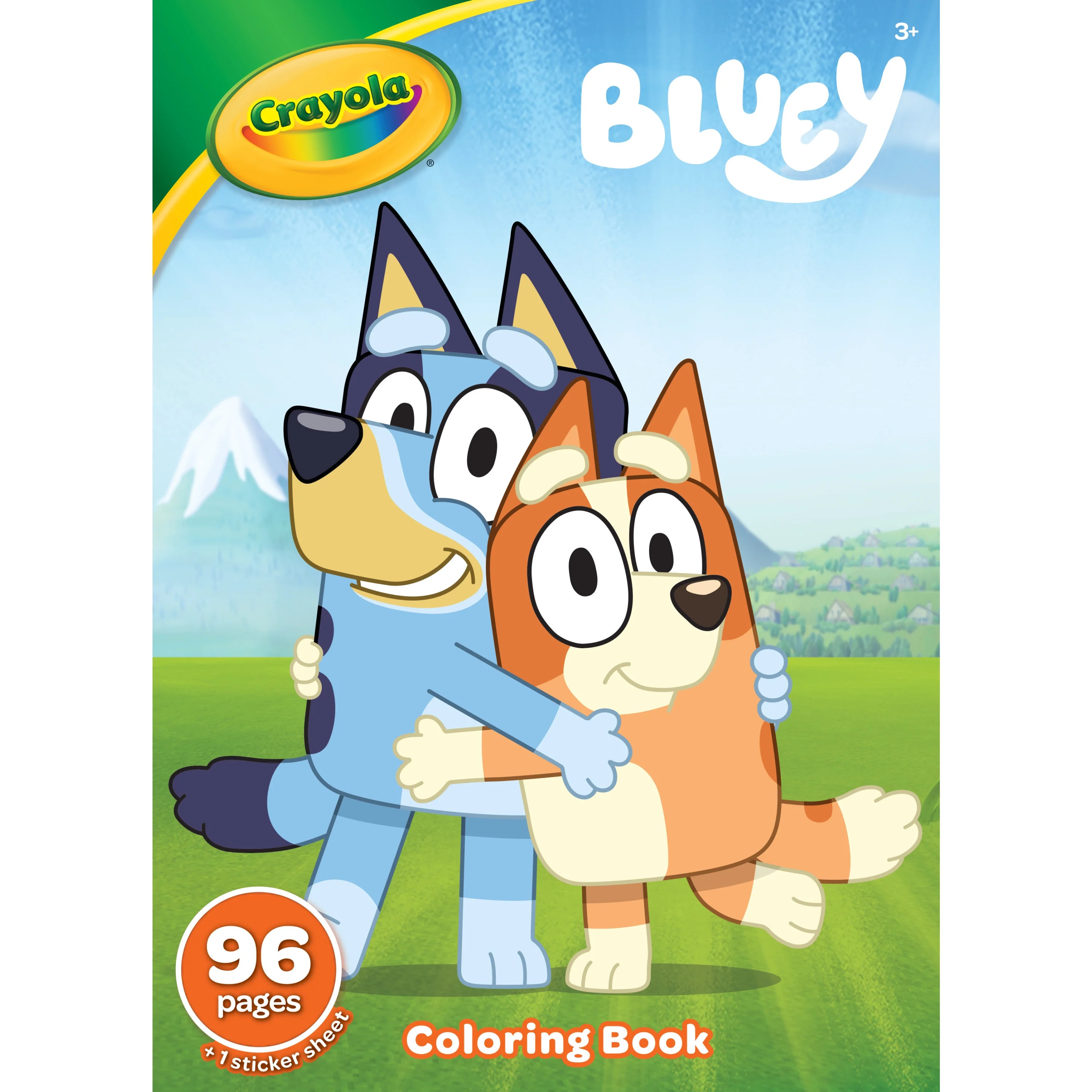 Crayola Bluey Coloring Book, Bluey Stickers Included, Gift for Girls & Boys, 96 Coloring Pages wi... | Walmart (US)