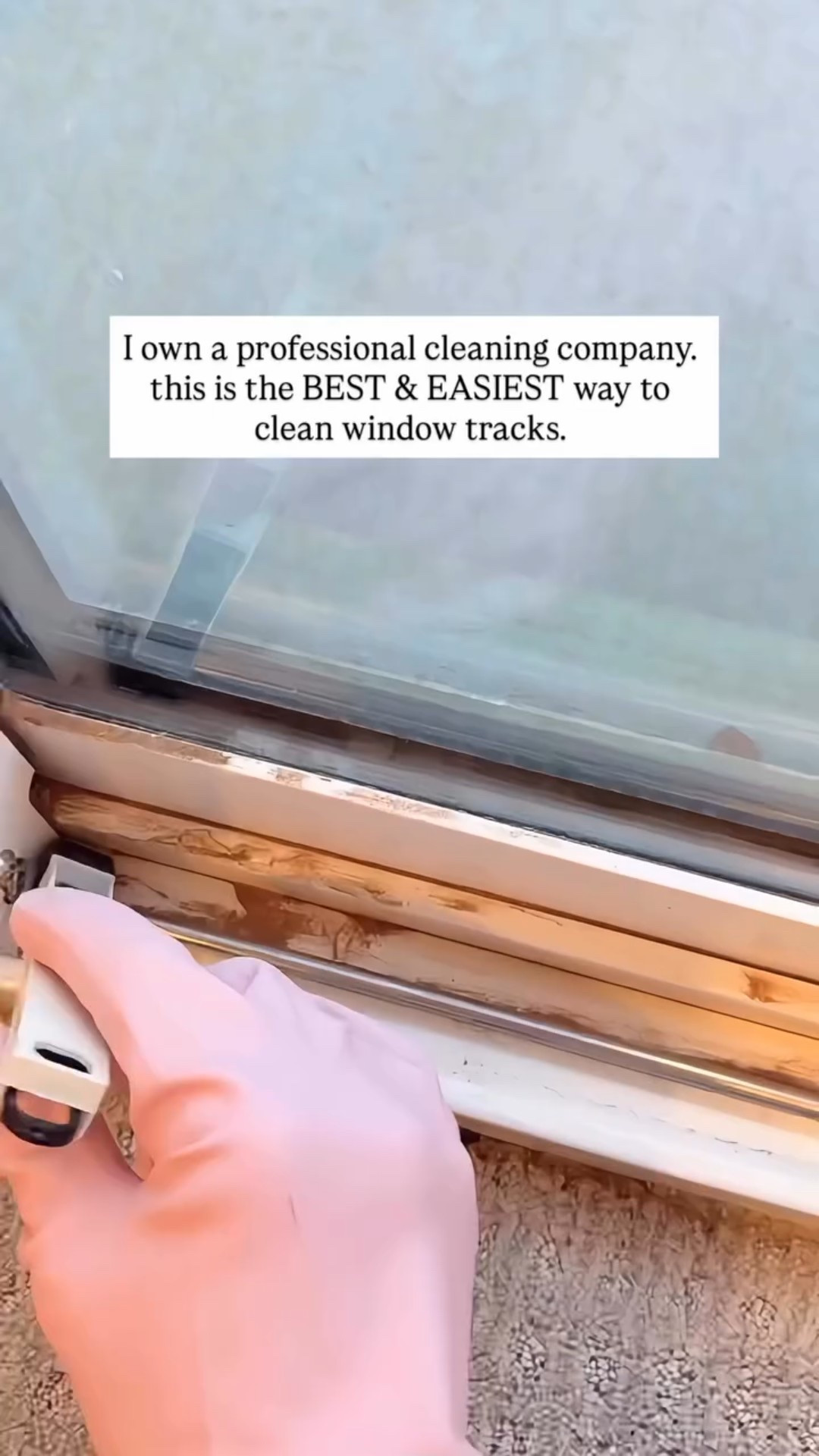 Comment “TRACK” and I’ll DM you the exact scrub brush and cleaning cream I use to clean my window tracks. 💙

I know how overwhelming it can feel trying to keep a clean home when you’re busy and juggling mom life, so I love sharing the little things that make cleaning feel easier and so much more doable.

I own a professional cleaning company that’s cleaned over 30,000 homes, and this truly is the easiest way to clean window tracks without scrubbing forever. These two products do the work for you, and they make such a big difference in how clean your home feels.

If you ever feel stuck or don’t know where to start, I’m always here to help make cleaning simple for your family. 🤍

#cleaninghacks #cleantok #cleaningtips