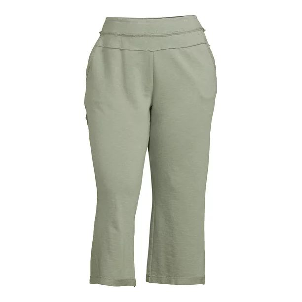 Terra & Sky Women's Plus Size Wide Leg Lounge Pants - Walmart.com | Walmart (US)