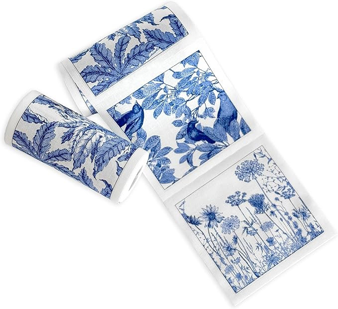 Amazon.com: Caskata Botanicals Cocktail Napkin Roll of 50 | 100% Cotton Quick Dry Reusable | Perf... | Amazon (US)