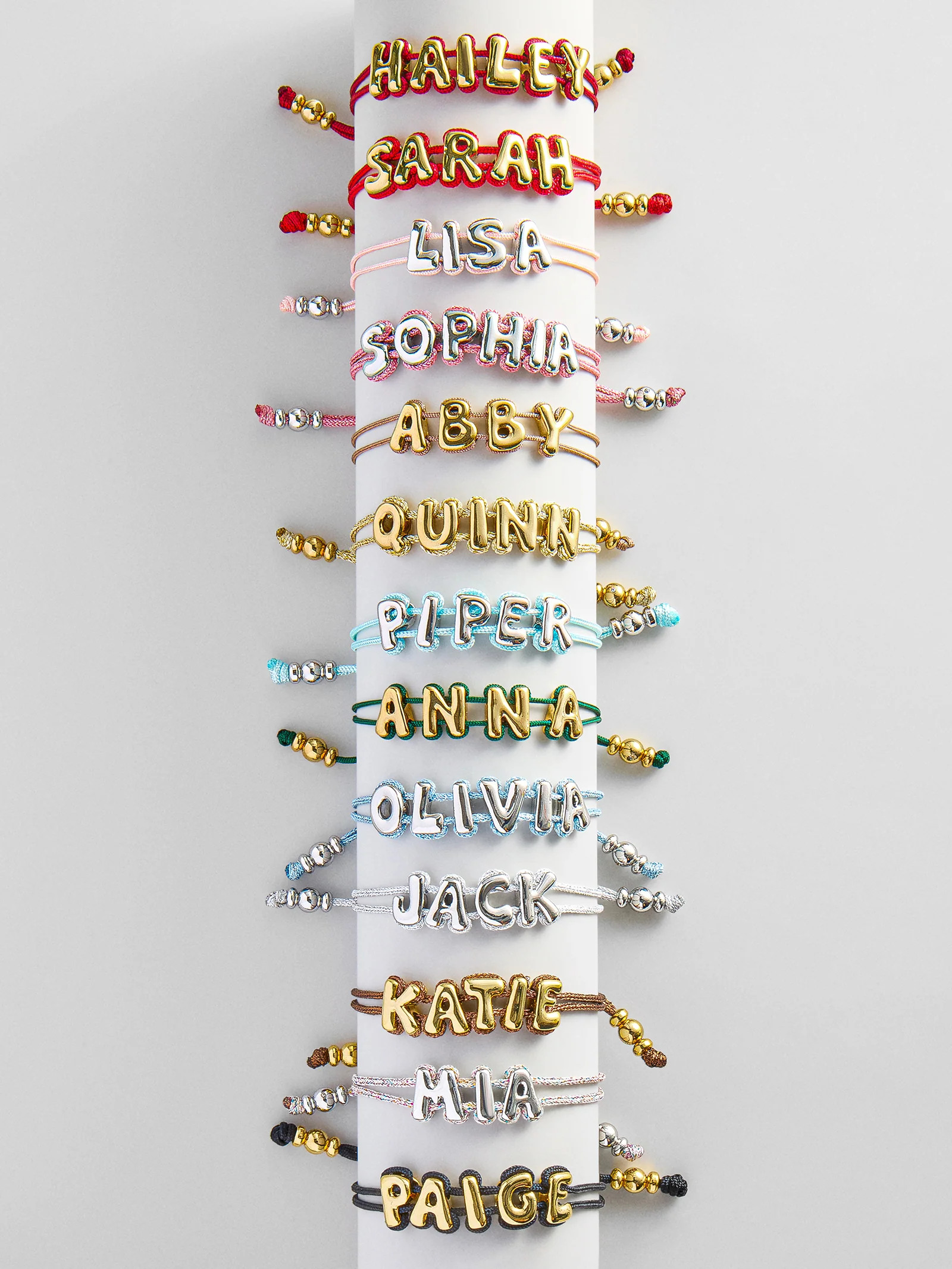 Wrapped Up Bubble Waterproof Custom Cord Bracelet - Turquoise | BaubleBar