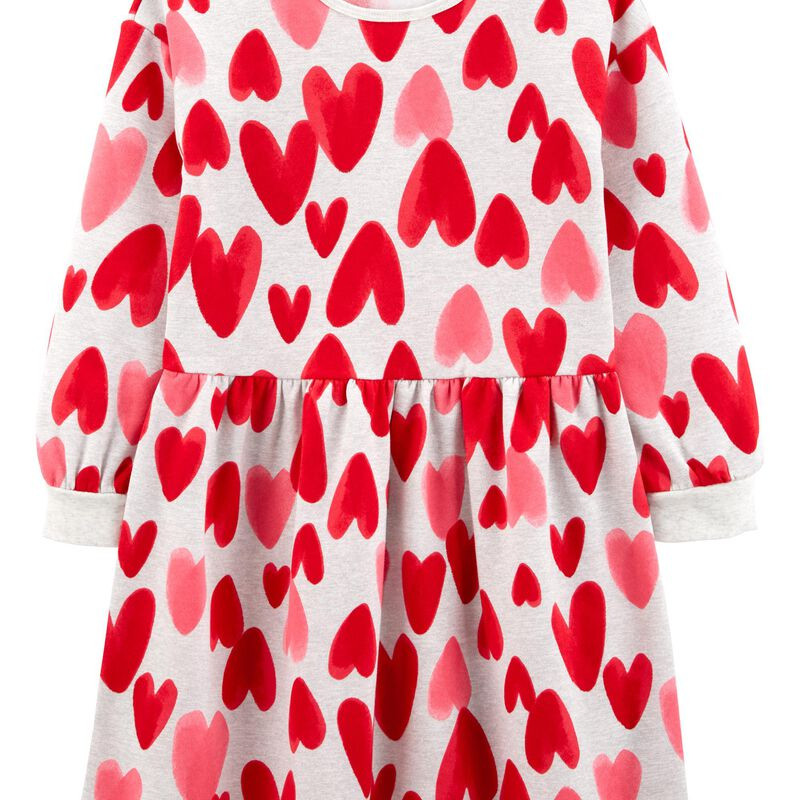 Kid Heart Fleece Dress | Carter's