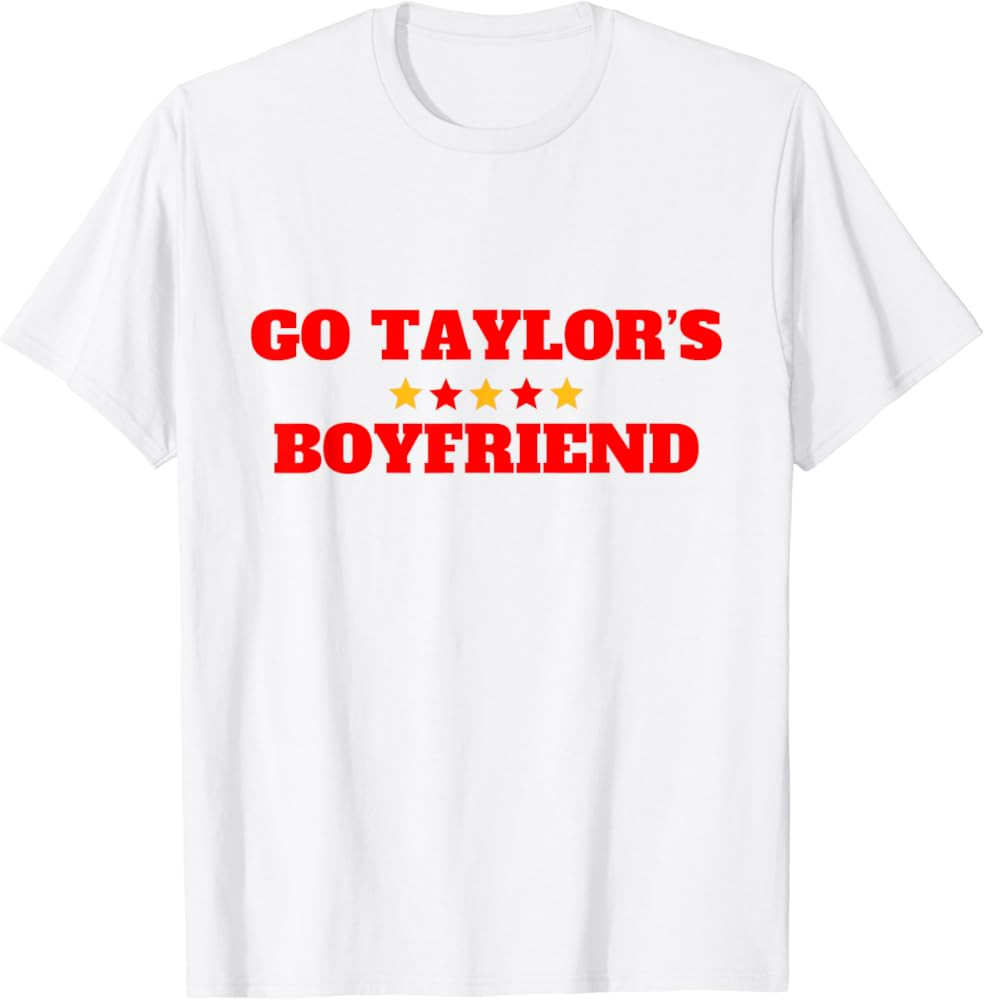 Go Taylor's Boyfriend Football Fan 87 T-Shirt | Amazon (US)