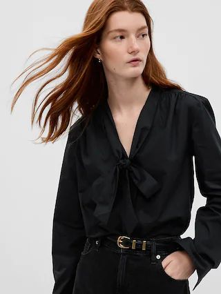 Tie-Neck Shirt | Gap (US)