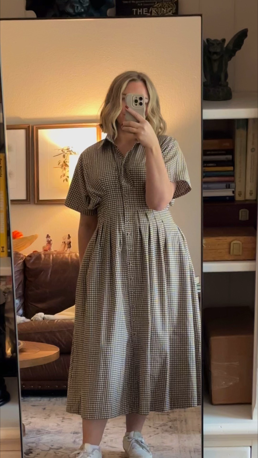 The perfect fall dress 🥰 30% off at @Anthropologie rn — and comes in 7 different prints and colors! 