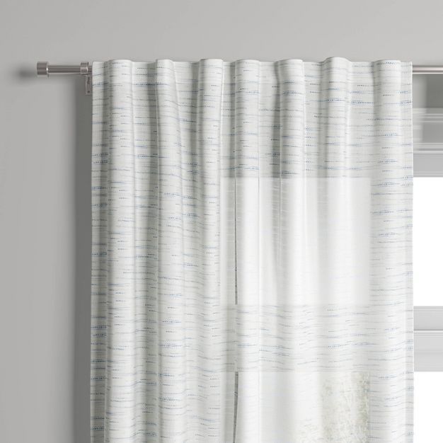 Striation Herringbone Light Filtering Window Curtain Panel - Project 62™ | Target