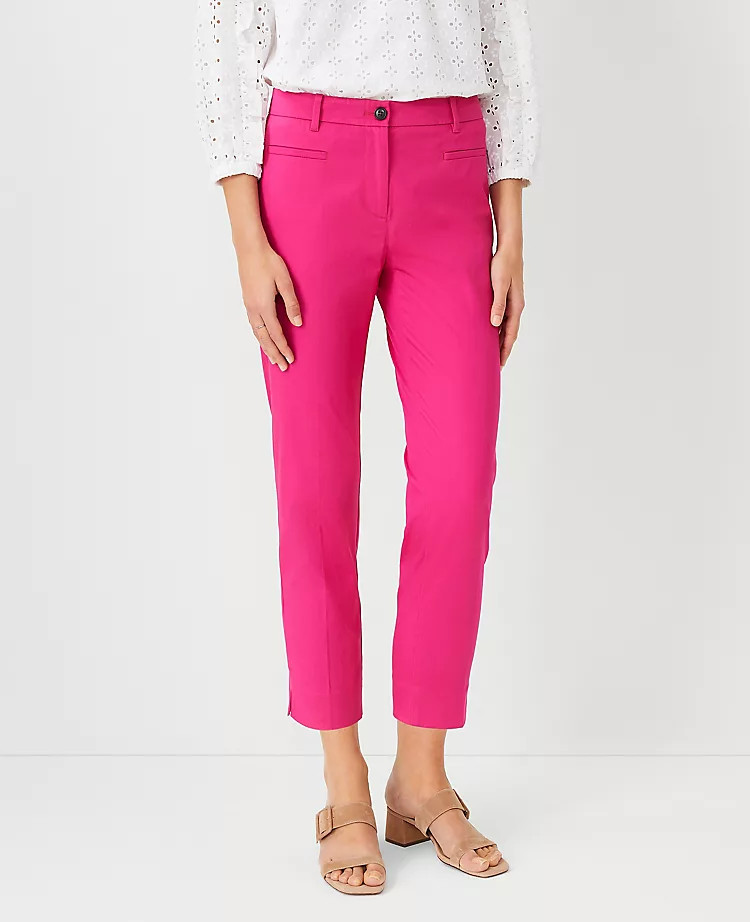 The Cotton Crop Pant - Curvy Fit | Ann Taylor | Ann Taylor (US)