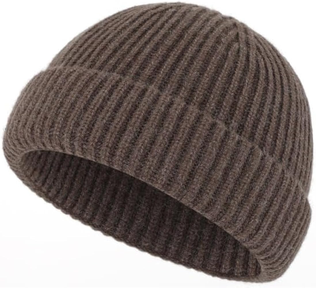 Beanies for Women Men Black Knitted Beanies and Winter Warm Hats for Women and Men Cuffed or Skul... | Amazon (US)