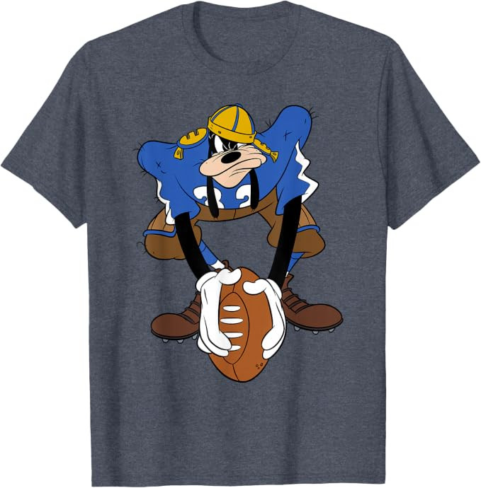 Disney Mickey and Friends Goofy Goof Foot Ball Player T-Shirt | Amazon (US)