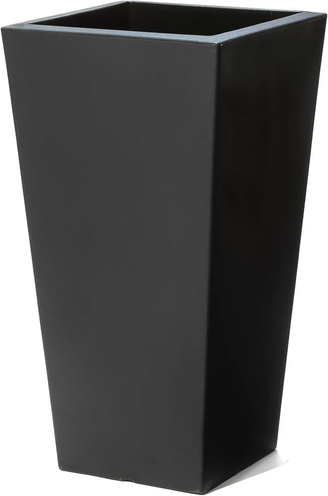 Step2 Tremont Tall Square Planter Pot, Large Outside All-Season All-Weather Gardening Pot for Pat... | Amazon (US)