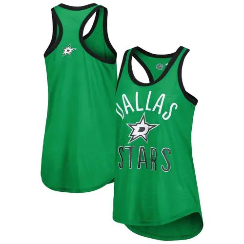 Women's G-III 4Her by Carl Banks Kelly Green Dallas Stars First Base Racerback Scoop Neck Tank Top a | Nordstrom