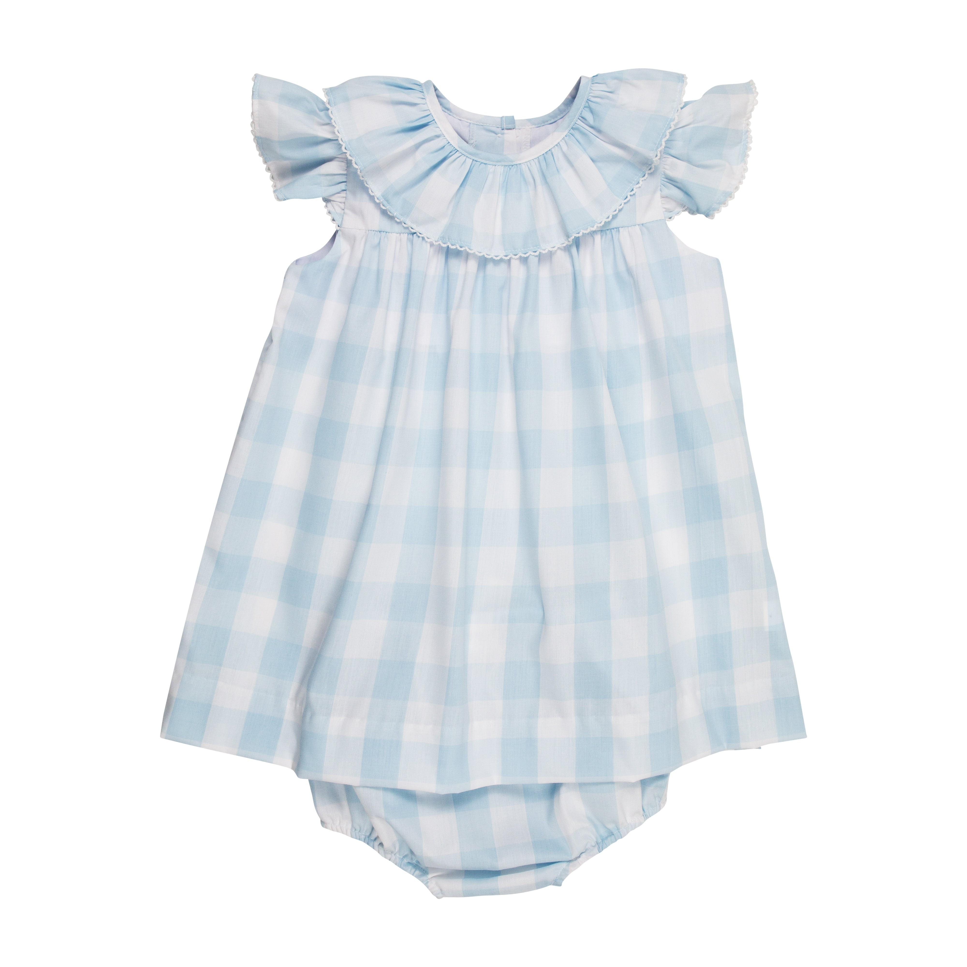 Dorothy Day Dress - Buckhead Blue Chattanooga Check with Worth Avenue White | The Beaufort Bonnet Company