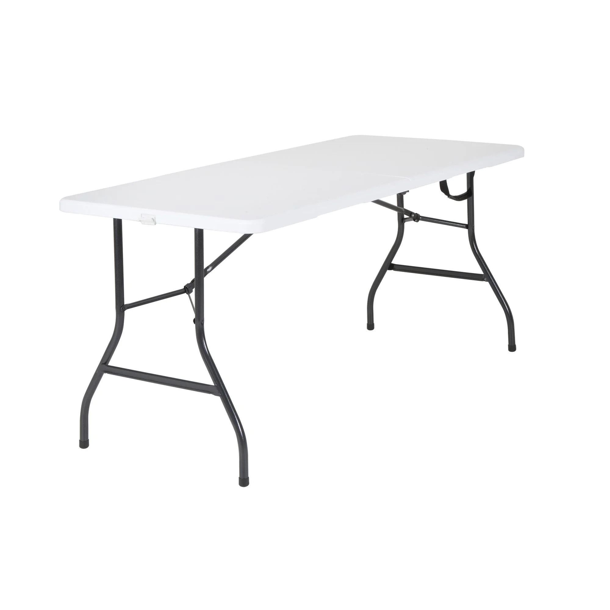 Mainstays 5 Foot Centerfold Folding Table, White | Walmart (US)