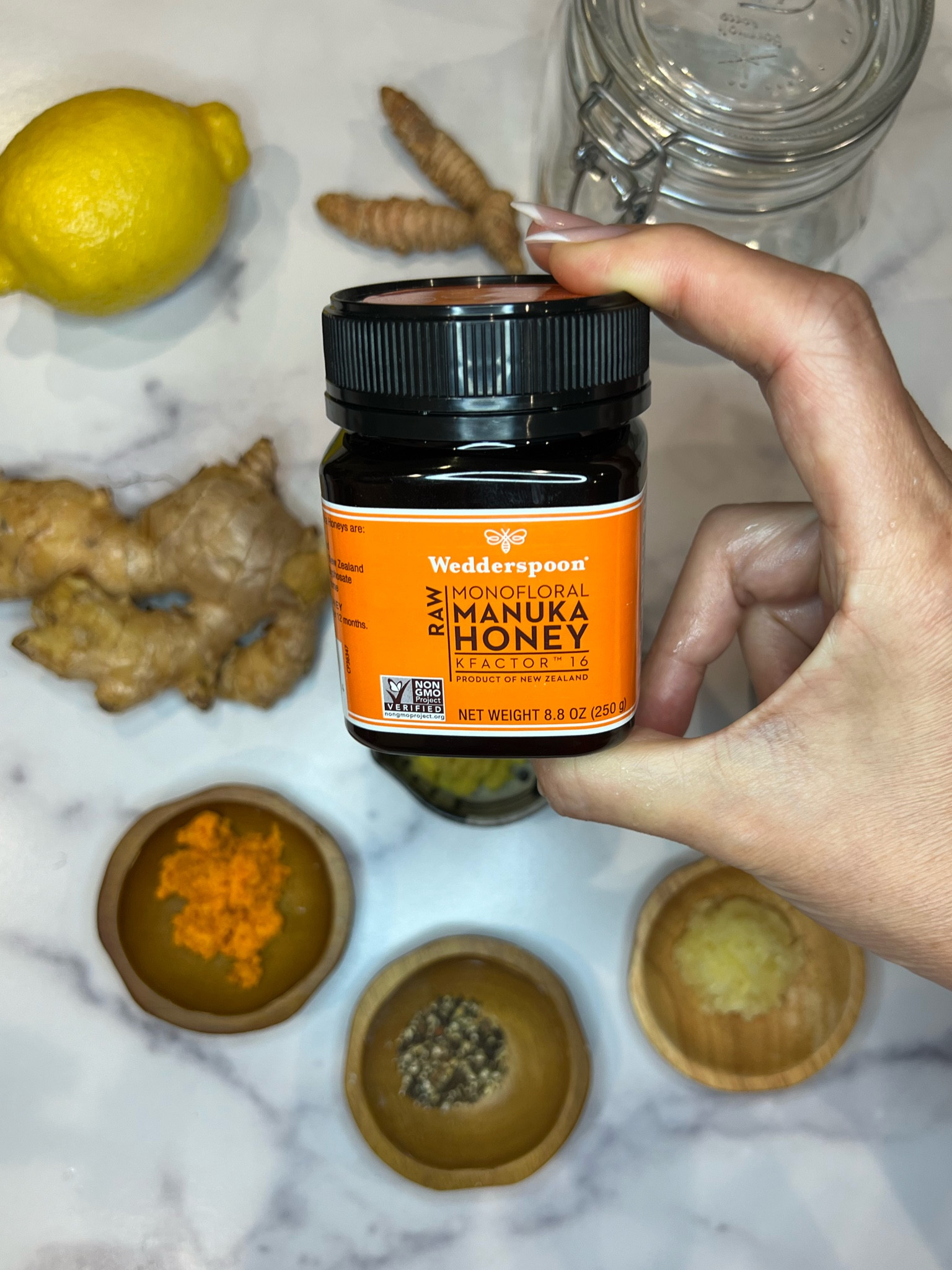 Manuka honey is truly liquid gold—don't just take my word for it, Google it. The proof is in the buzz! A must-have in every home for its multipurpose goodness. Happy bee 🐝 from New Zealand 🍯✨ #ManukaMagic 

#LTKGiftGuide #LTKhome