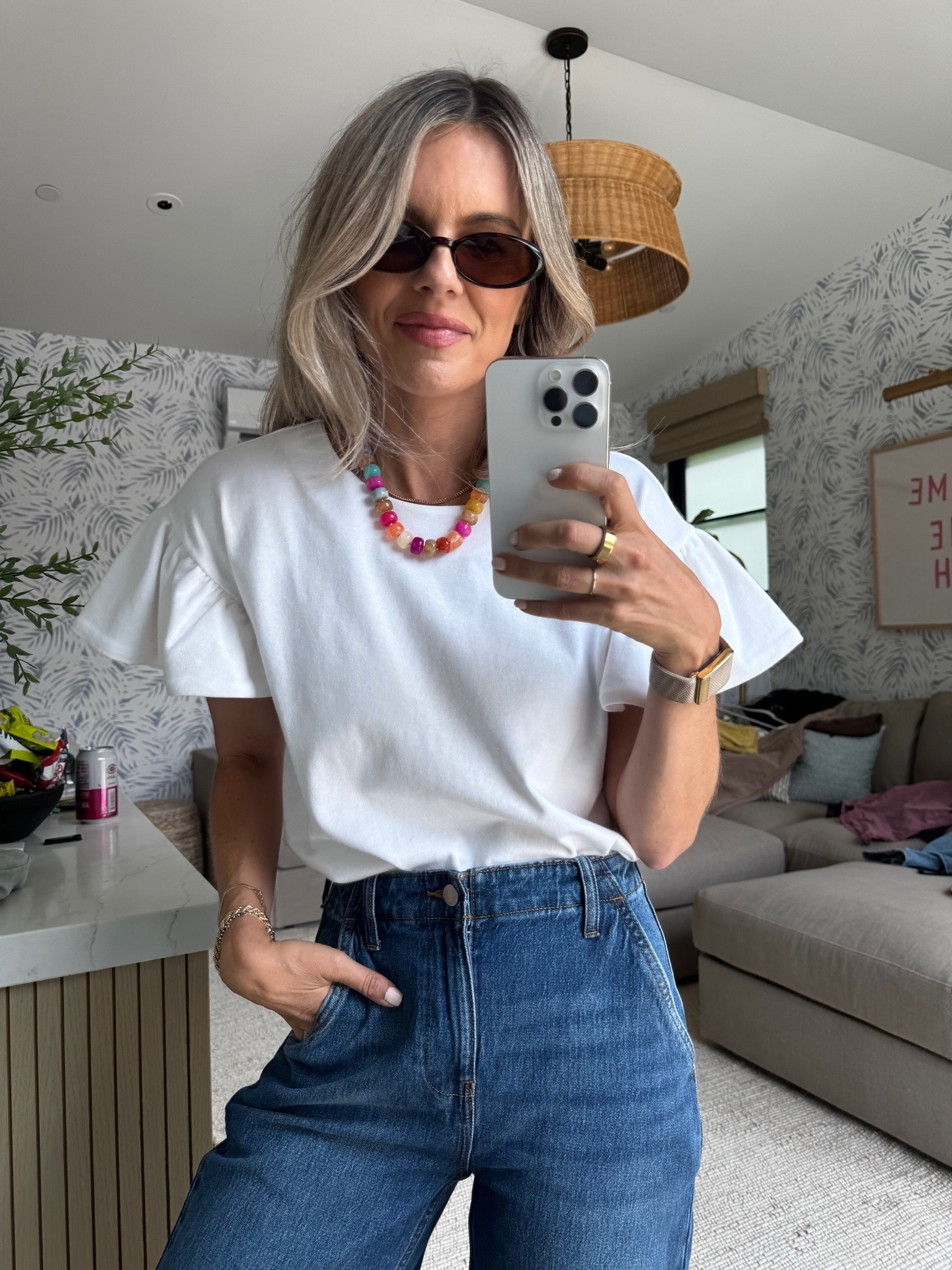 Such. Cute $18 top. I would size down one.