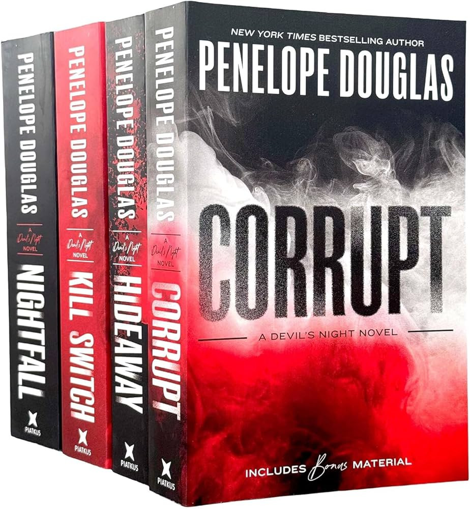 Devil's Night Series By Penelope Douglas 4 Books Collection Set (Corrupt, Hideaway, Kill Switch &... | Amazon (US)
