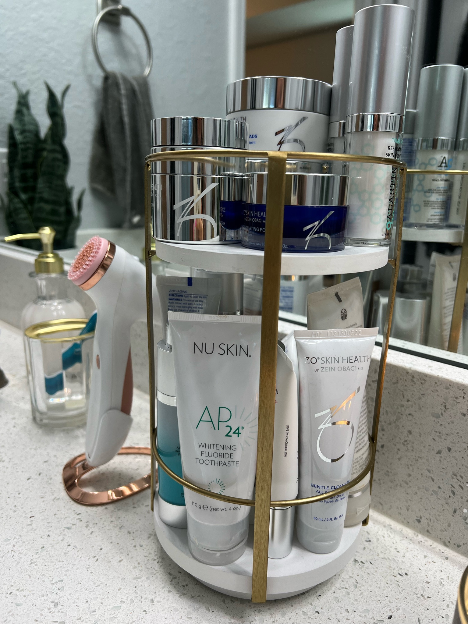 The best space saver for your bathroom counter + skincare! #targetfind #homedecor #bathroomdecor #skincare 

#LTKhome #LTKunder50 #LTKstyletip
