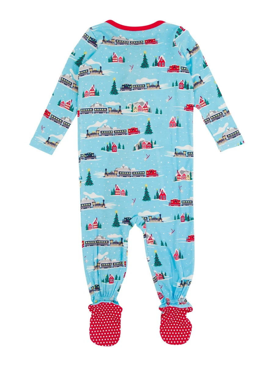 One Piece Footie Pajamas | RuffleButts / RuggedButts