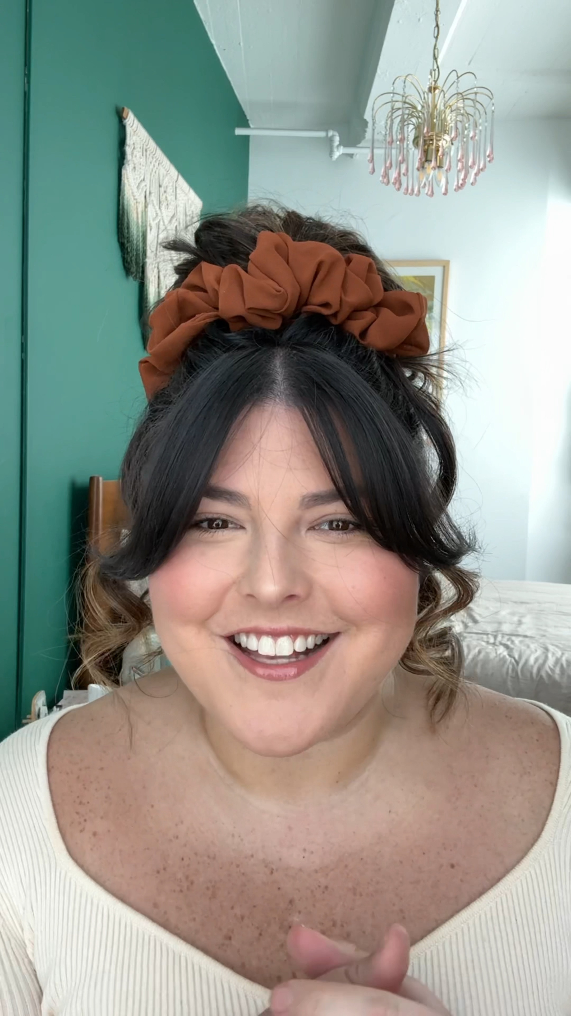 Here’s how to get this really cute messy bun! 

I’m obsessed with these giant scrunchies. They really help to elevate your look! 

#LTKstyletip #LTKbeauty