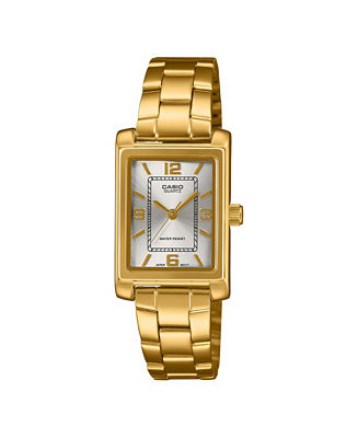 Women's Japanese Quartz Gold-Tone Stainless Steel Watch, 21mm | Macy's