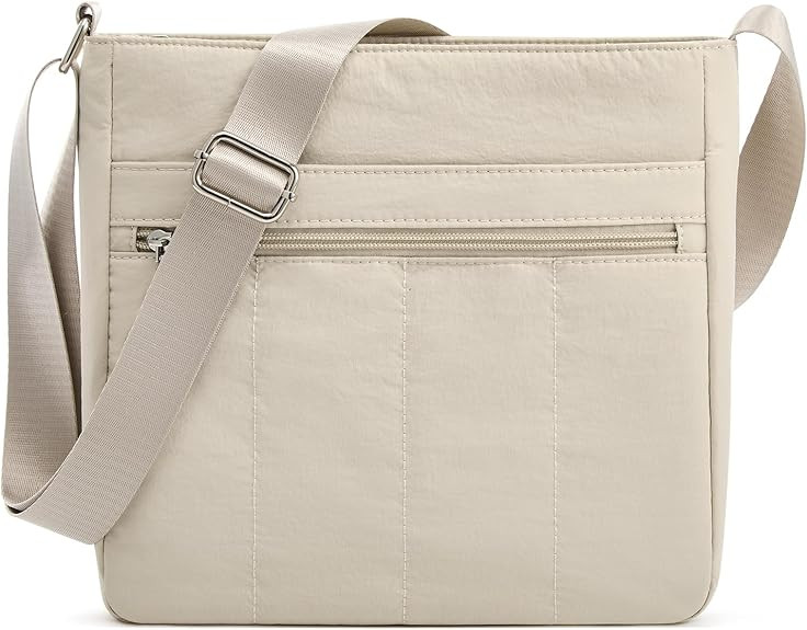 G4Free Nylon Crossbody Bags for Women, Lightweight Casual Quilted Shoulder Handbags for Travel Wo... | Amazon (US)