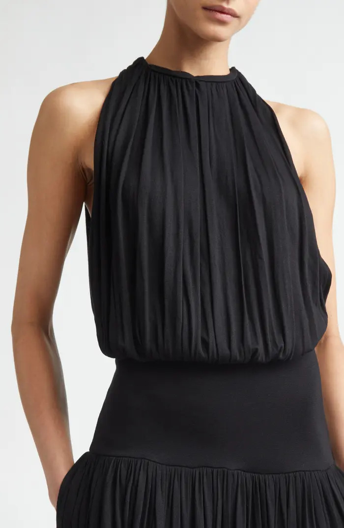 TOTEME Soft Gathered Midi Dress | Nordstrom | Nordstrom