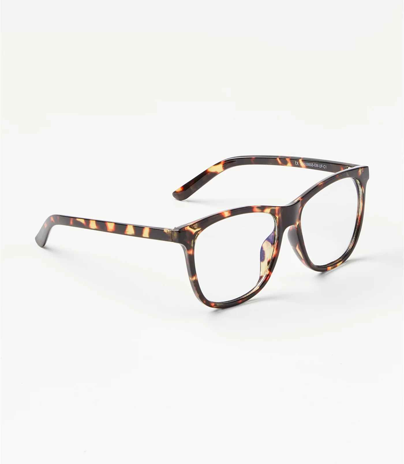 Oversized Rectangle Blue Light Protection Glasses | LOFT