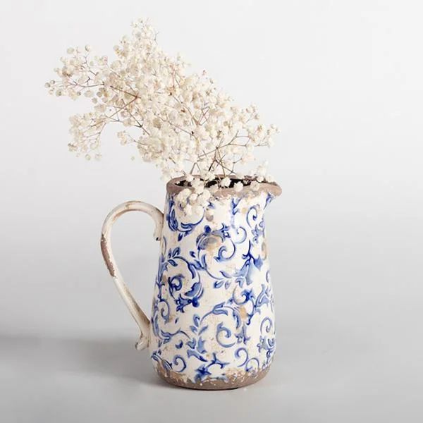 Coverty White 7.25'' Ceramic Table Vase | Wayfair North America